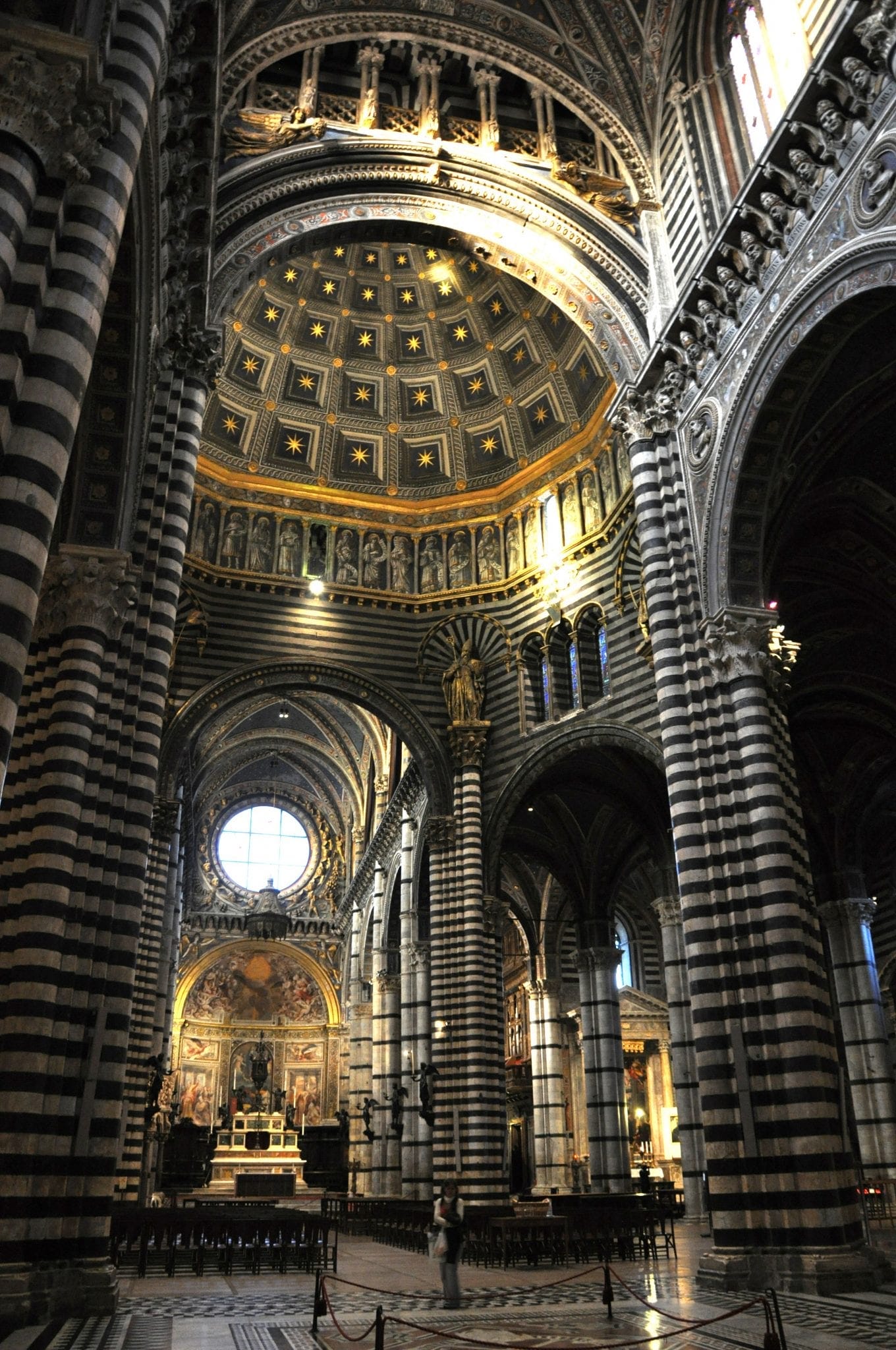 Main church of Siena, a Tuscan day trip from Florence