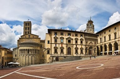 Arezzo, a beautiful town in Tuscany, Italy with lots of art and culture