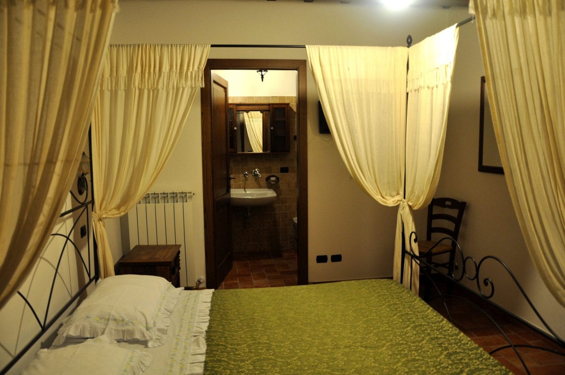 Accommodation at an Italian farm-stay