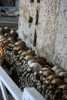 One of Italy's creepiest bone yards