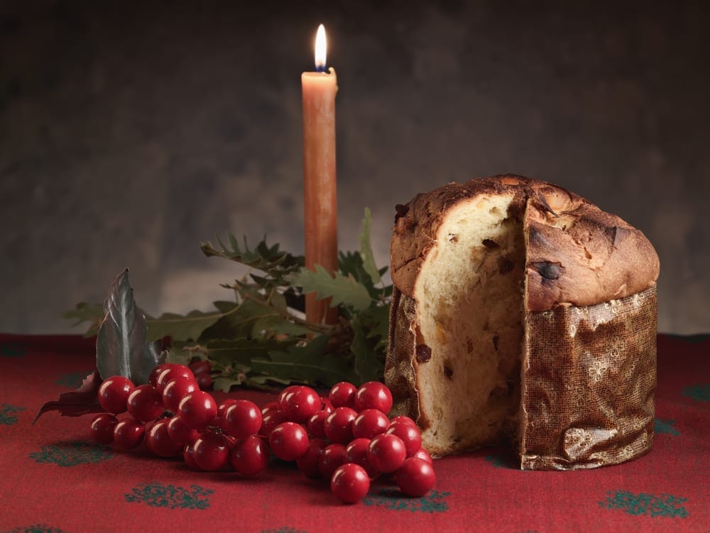Holiday sweet bread in Italy