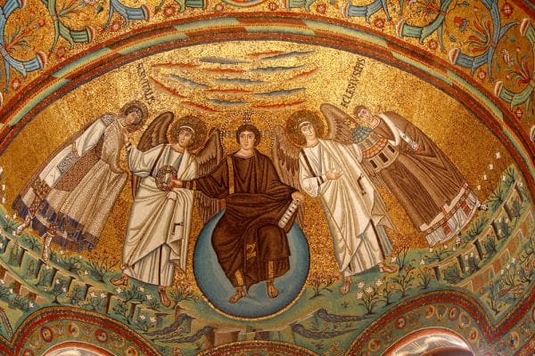 Byzantine mosaic at San Vitale