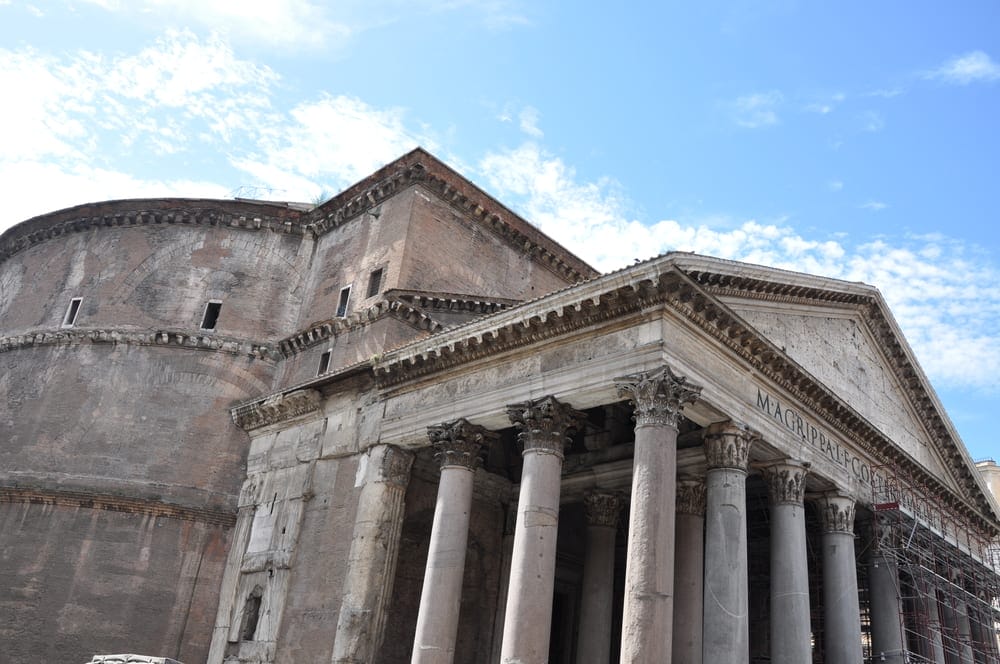 The ancient Pantheon from the outside