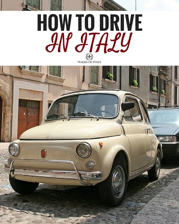 Driving in Italy, especially in a stylish, cream-colored vintage fiat like this, is one of the coolest ways to get around. Check out our tips for how to drive like a local.