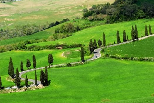 Tuscany's Val d'Orcia is even more beautiful in springtime