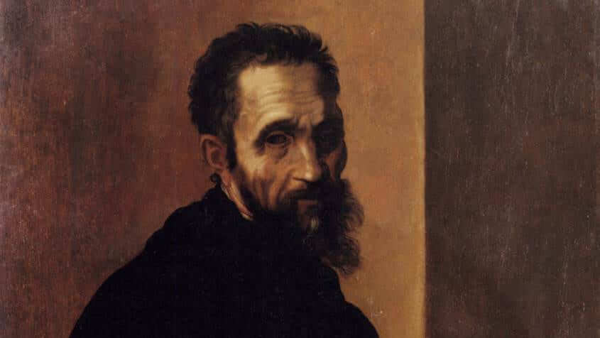 Self-portrait of Michelangelo