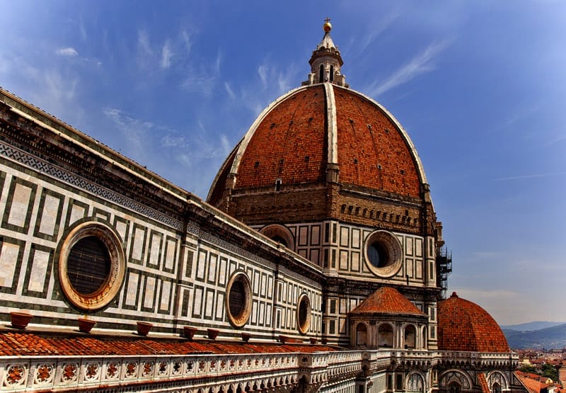A view of the Duomo in Florence