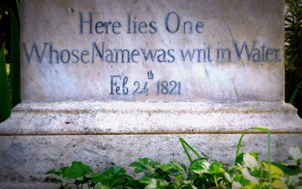 For a different perspective on Catholic Rome, visit poet John Keats' grave in the Protestant Cemetery in Testaccio. Photo by Steve Browne & John Verkleir