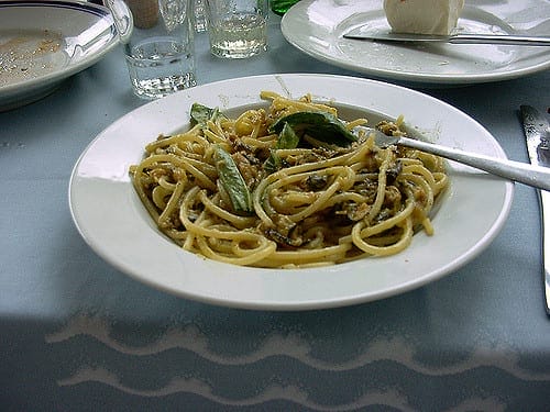 Mmmm, be sure to try Nerano’s famous zucchini spaghetti!