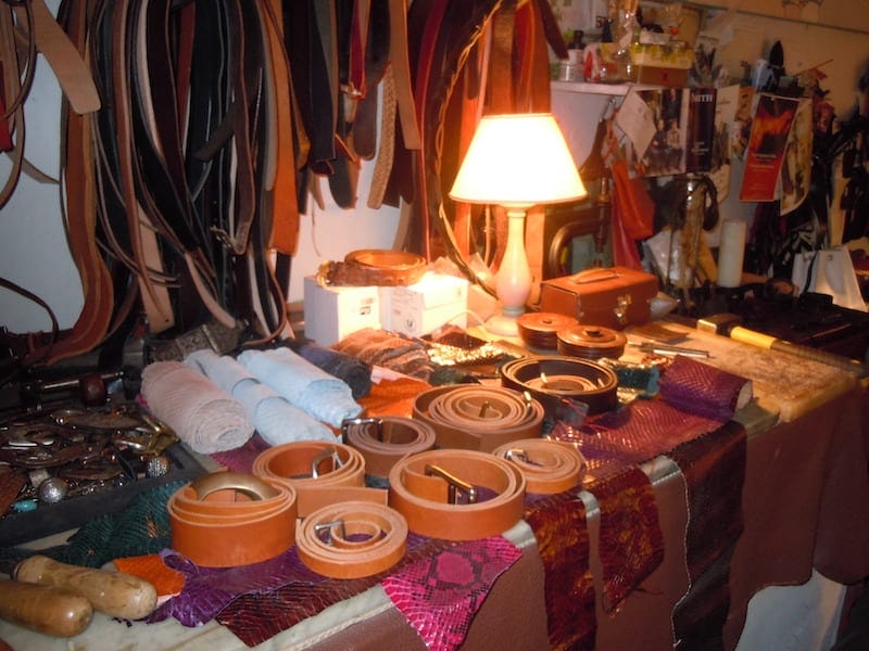 In Monaco Metropolitana you can find belts of all types, purses and shoes – and create your own! | Photo Gina Mussio