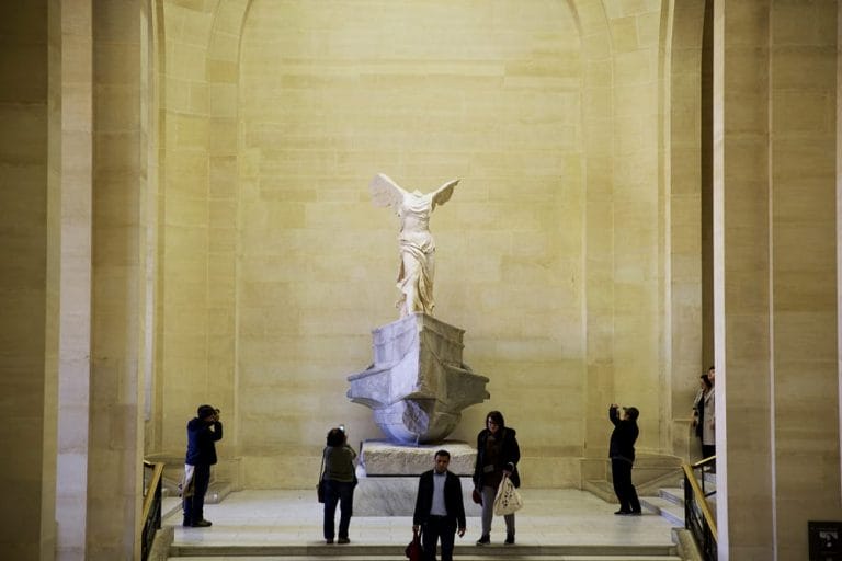 inside louvre museum