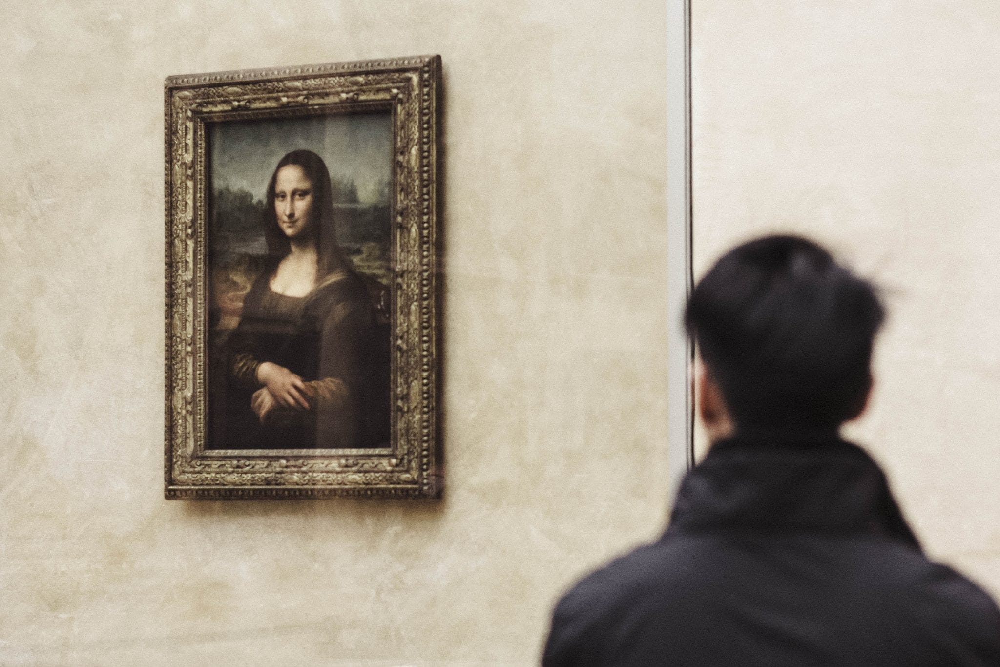 original painting of monalisa