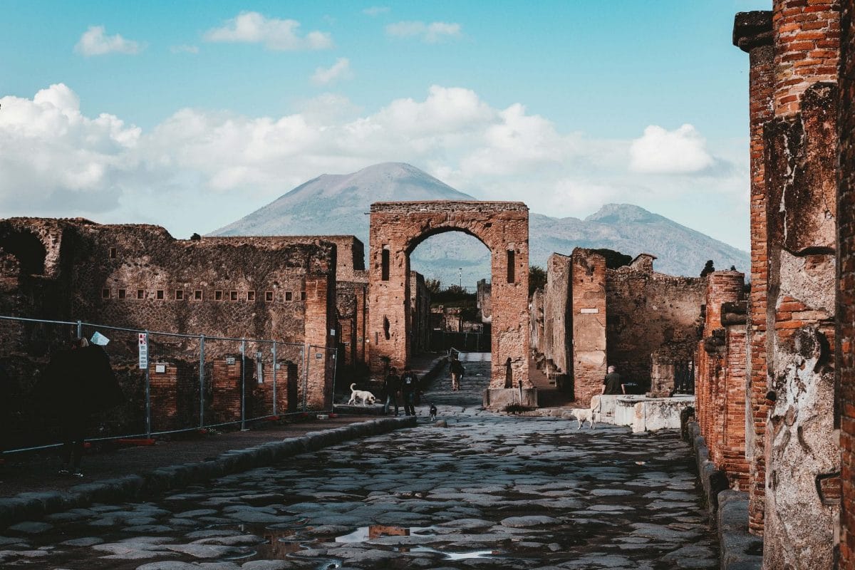 Visiting Pompeii streets