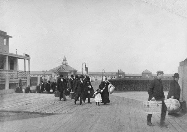 Ellis Island landing