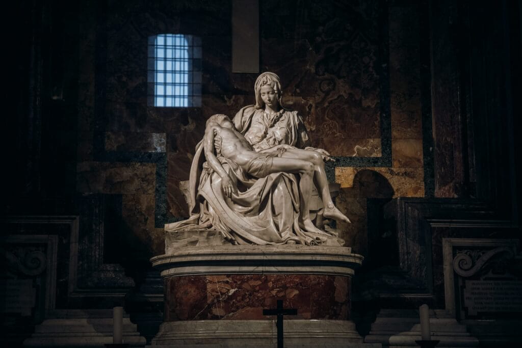 Pieta sculpture in St Peter's basilica