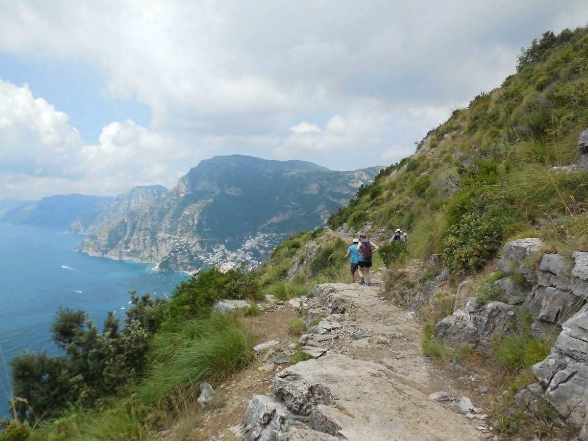 Path of the Gods along the Amalfi Coast with water view