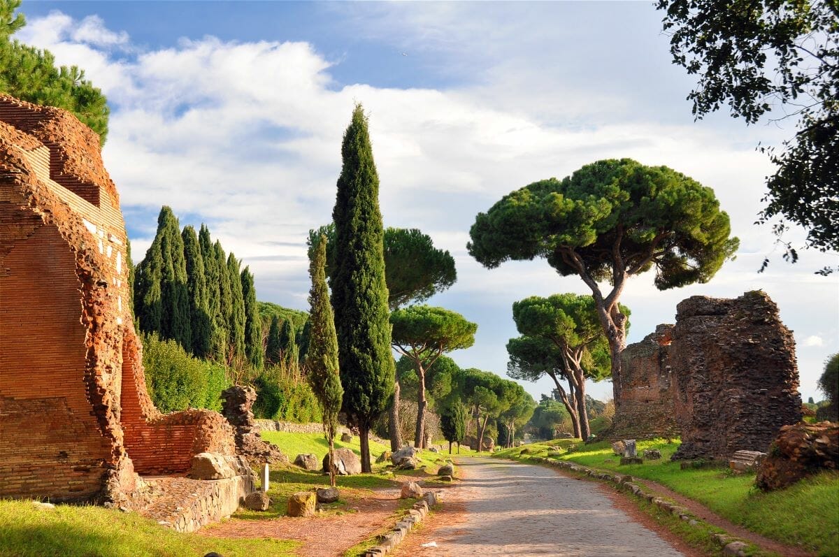 The Appian Way near Rome