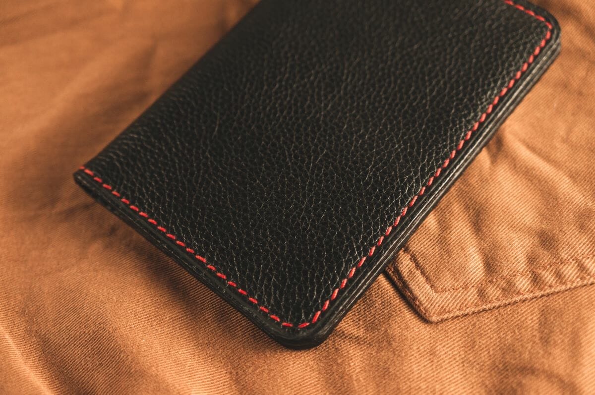 A leather wallet